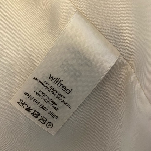 Wilfred (Aritzia) Destiny Blazer in plaid - Picture 6 of 6